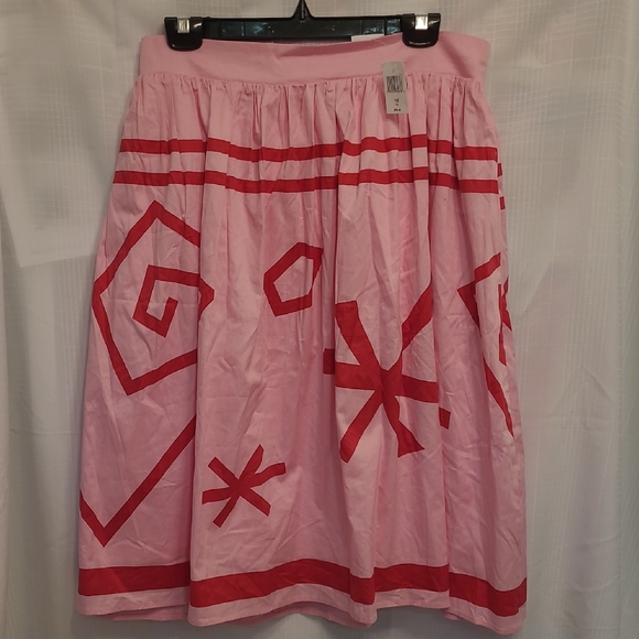 NWT - Disney Dress Shop Alice in Wonderland Mad Tea Party Pink TeaCup Skirt- 1X - Picture 2 of 8